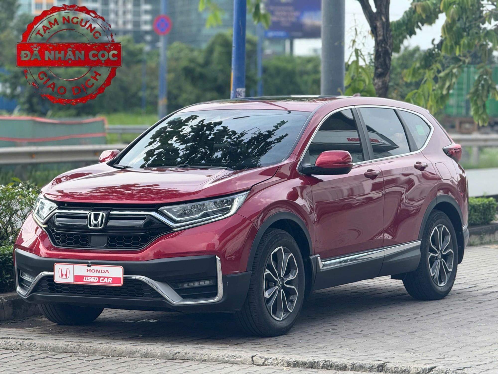 Honda CR-V L Đỏ Giá 865tr (Thương lượng)| Xe đã qua sử dụng Chính Hãng tại Honda Ô tô Quận 2